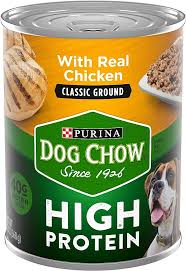 Dog Chow with Real Chicken lata