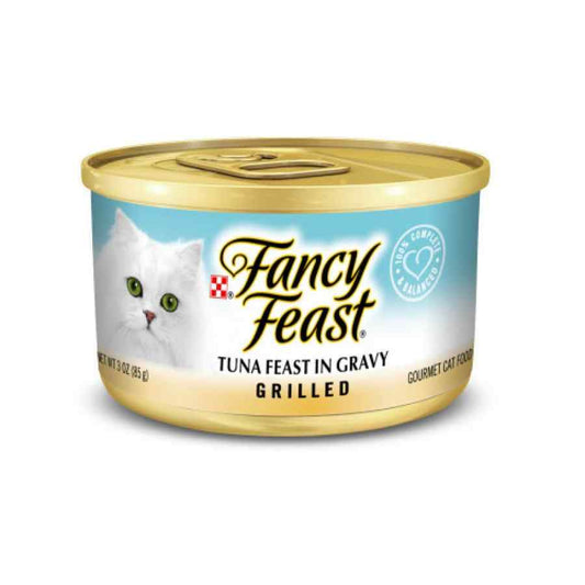 Fancy feast tuna feast in gravy griller
