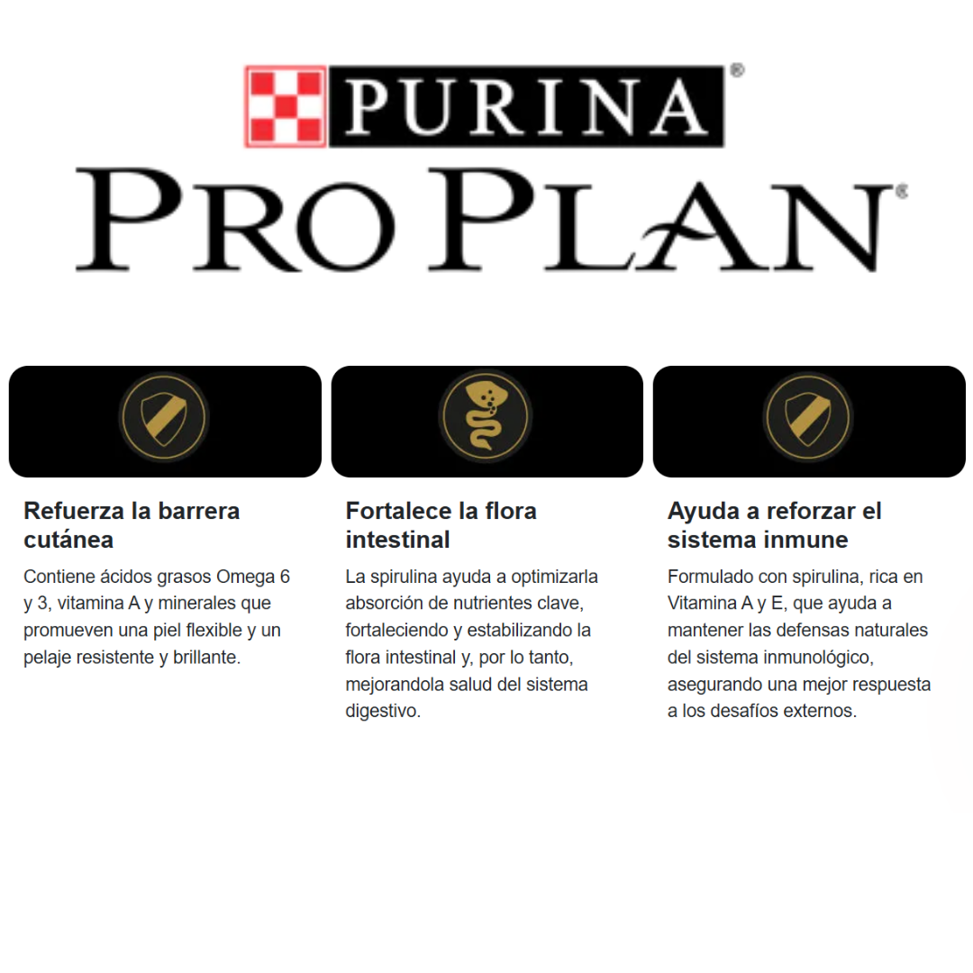 Pro Plan adultos razas pequeñas de 1 a 7 años de  pollo y arroz 3 kg