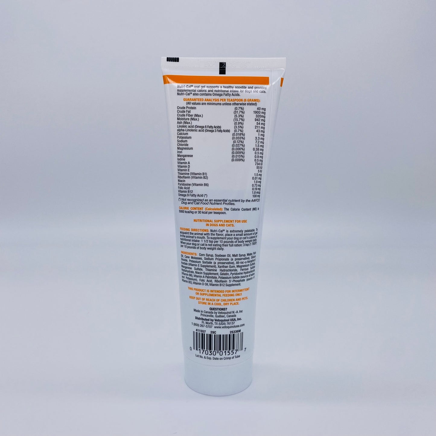 Nutrical Gel Suplemento nutricional y Vitamínico 4.25 OZ