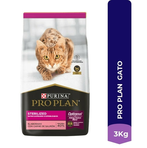 Pro Plan sterilizados gatos castrados o esterilizados 3kg